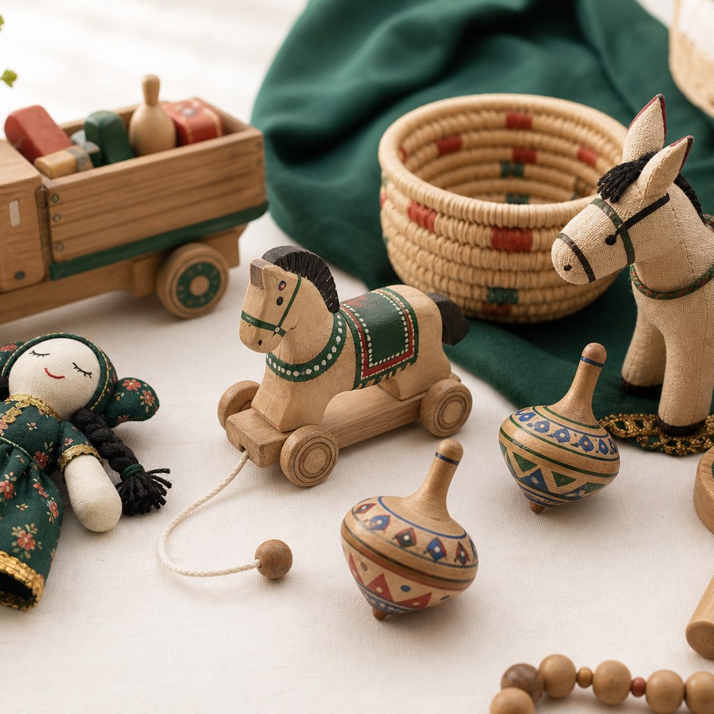 معلقات رمضان الخشب الهاند ميد