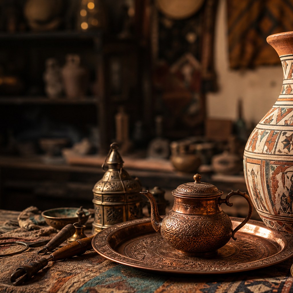 كوب فخار ملون رقم 2057